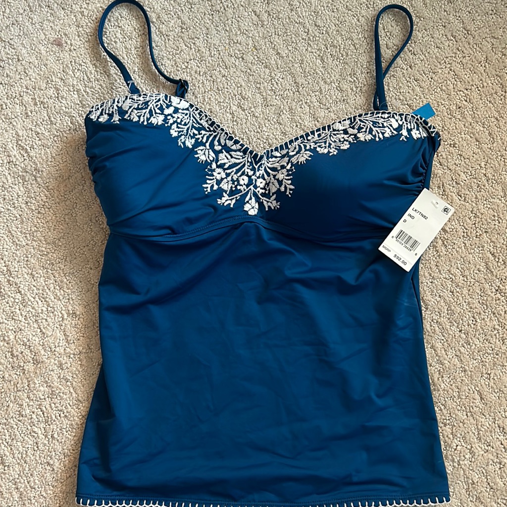 Nwt Lucky Brand Swim Top D Cup